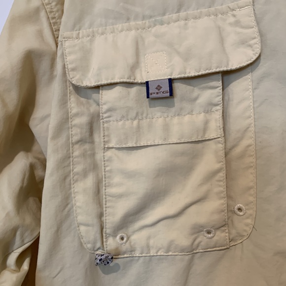 Columbia PFG Long Sleeve Yellow Shirt S - Picture 5 of 14